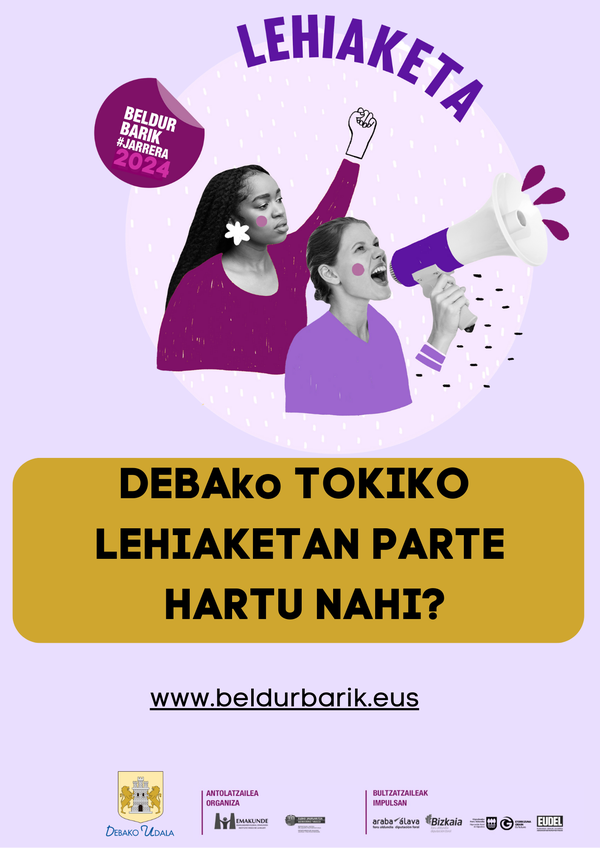 Abierto el concurso audiovisual ‘Beldur Barik 2024’ destinado a prevenir la violencia sexista entre la juventud